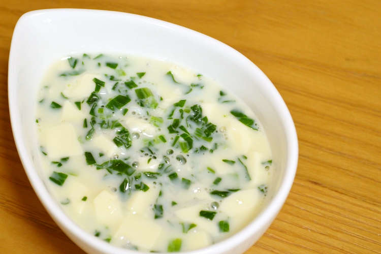 離乳食 中期 豆腐と豆乳のスープ レシピ 作り方 By つちかな クックパッド 簡単おいしいみんなのレシピが360万品