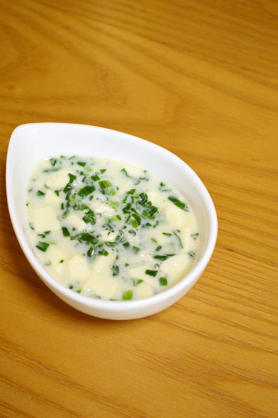 離乳食*中期～『豆腐と豆乳のスープ』の画像