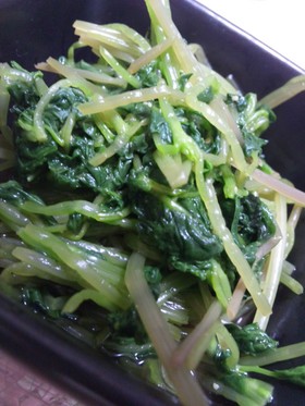 そば葉のからしあえ