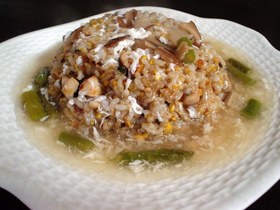 (∵)屋:淡雪あんかけチャーハン