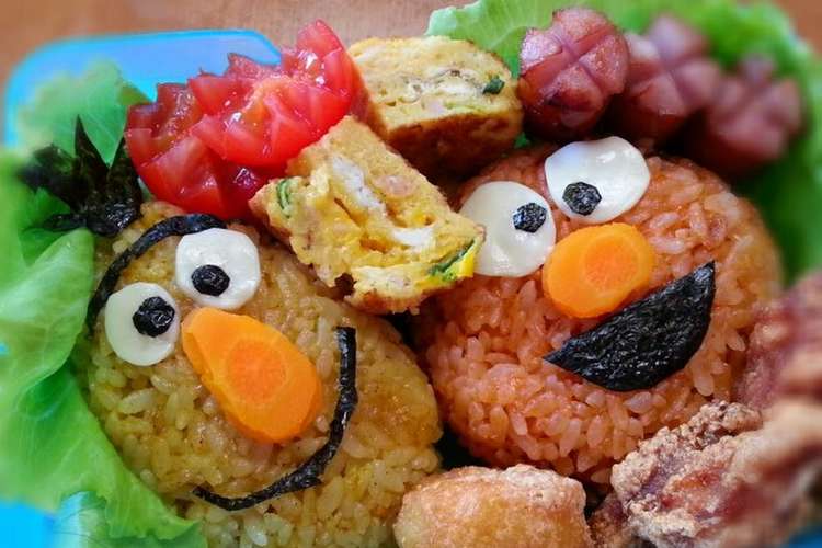セサミストリート 簡単キャラ弁 レシピ 作り方 By もこ46 クックパッド