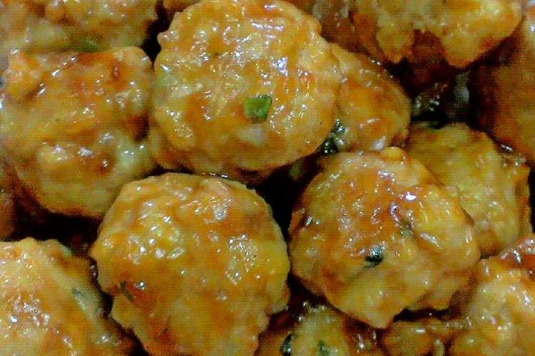 大好きな焼き鳥屋さんの甘辛つくね レシピ 作り方 By しーママ クックパッド