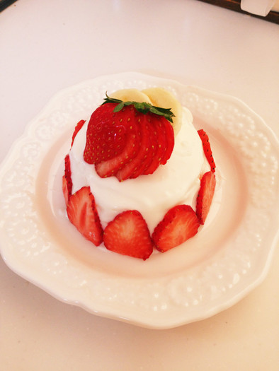 離乳食♡バースデーケーキの写真