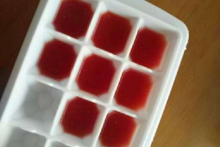 離乳食初期 プチトマトの裏ごし冷凍保存 レシピ 作り方 By さっちん クックパッド 簡単おいしいみんなのレシピが360万品