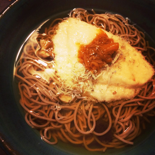 簡単お夜食☆お蕎麦の画像