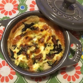 妊婦ご飯★ブロッコリーの豆乳グラタン