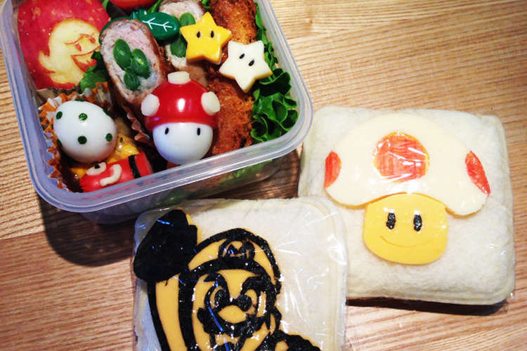 マリオのキャラ弁 レシピ 作り方 By ベッチー クックパッド 簡単おいしいみんなのレシピが374万品