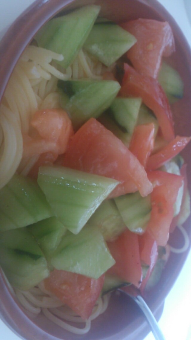 夏野菜オリーブオイルソースパスタの画像