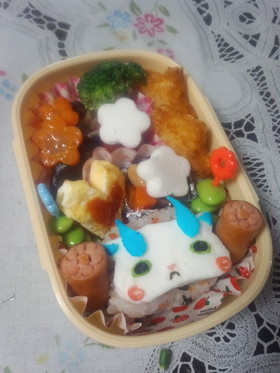 妖怪ウォッチ☆コマさんキャラ弁!!