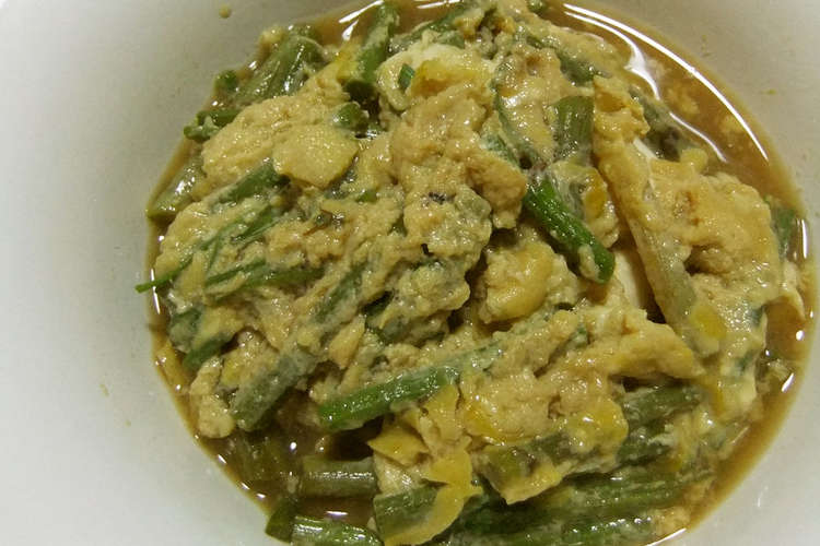 アイコ 山菜 の卵とじ レシピ 作り方 By みうさんのかーさん クックパッド