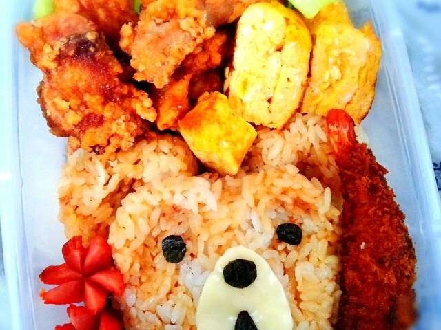 テッド キャラ弁 レシピ 作り方 By もこ46 クックパッド