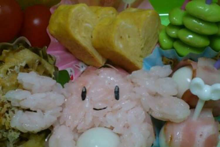 キャラ弁 ラッキー ポケモン レシピ 作り方 By かのこ714 クックパッド 簡単おいしいみんなのレシピが378万品
