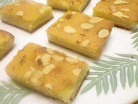 ハワイのお菓子!アーモンド入りバター餅