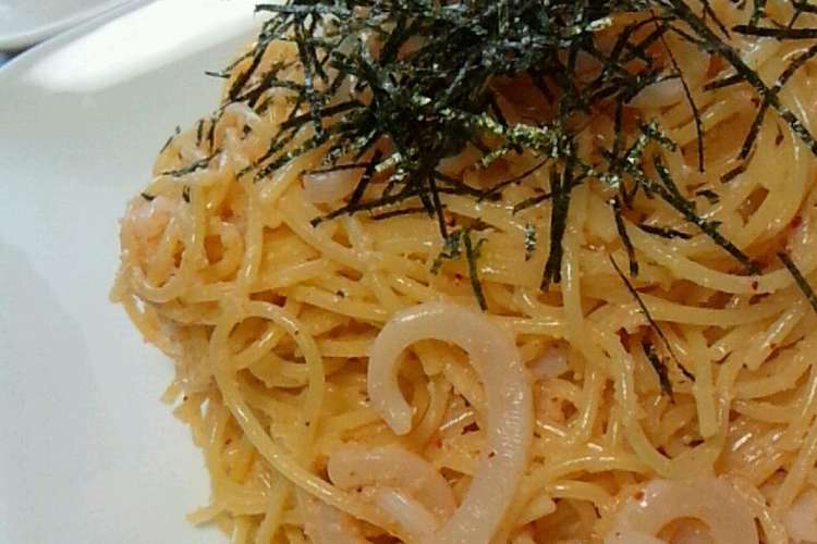 昇る 家禽 プラスチック イカ と 明太子 の クリーム パスタ Photospire Org