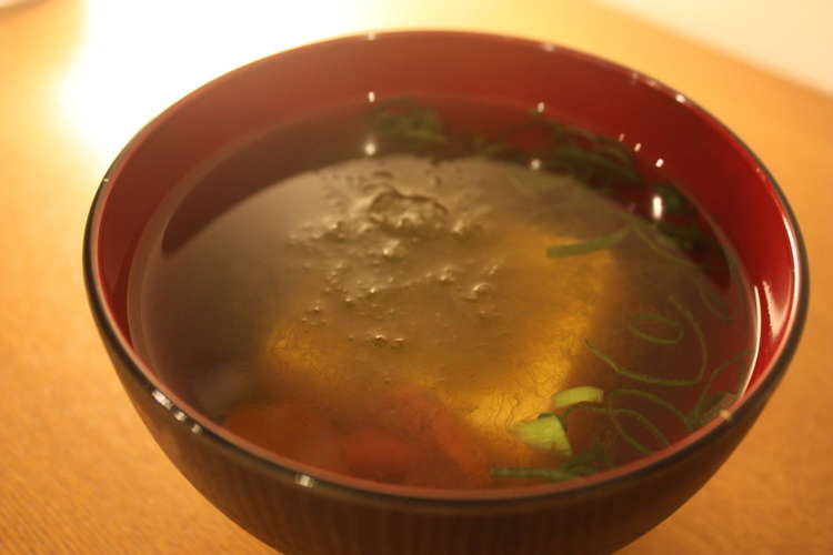 卵豆腐と梅干ととろろ昆布の冷たいお吸い物 レシピ 作り方 By Biwacojune クックパッド 簡単おいしいみんなのレシピが378万品