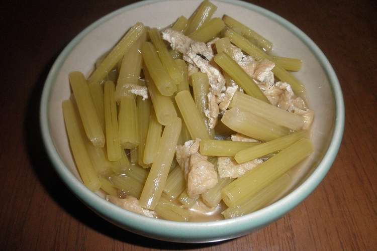 油揚げ ふき の 煮物