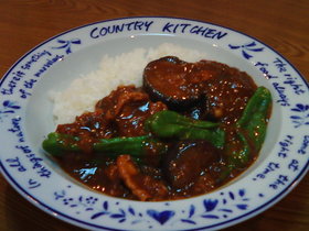 しし唐&茄子カレー