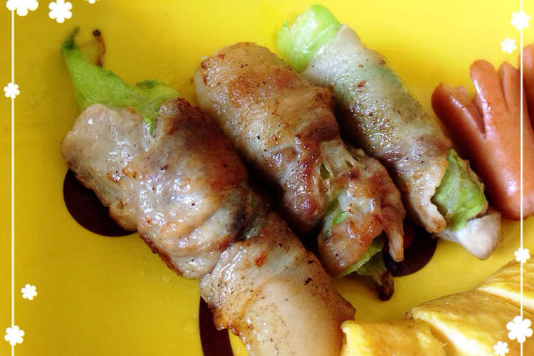 お弁当に 肉巻きレタス レシピ 作り方 By ふぁいぼん クックパッド 簡単おいしいみんなのレシピが376万品