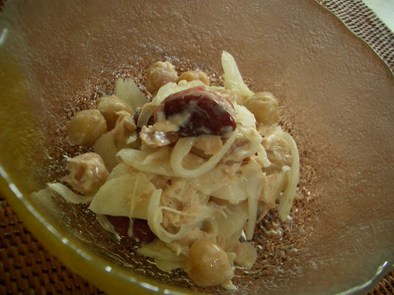豆のツナマヨサラダの写真