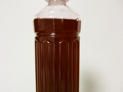 赤紫蘇のすっきりジュースの写真