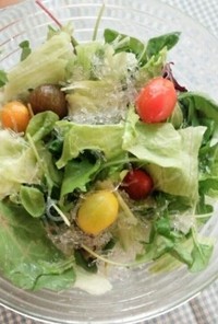 海藻麺の簡単サラダ
