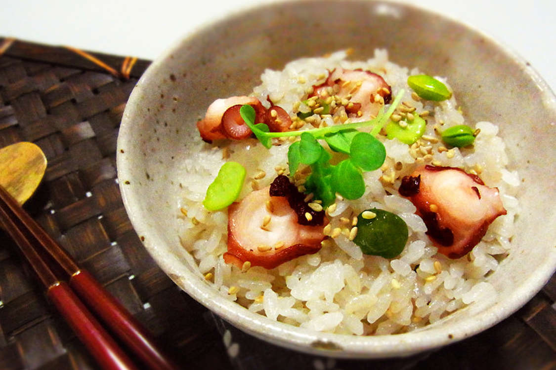 味つけは白だしのみ 蛸飯 たこめし レシピ 作り方 By 富士甚醤油 クックパッド 簡単おいしいみんなのレシピが378万品