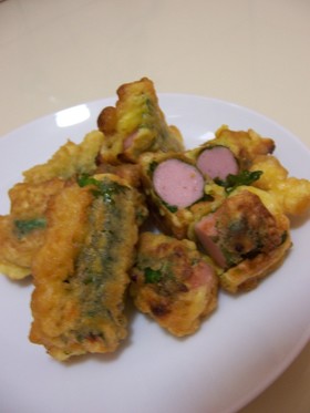 衣フワッ!サクッ♪しそ巻きソーセージ
