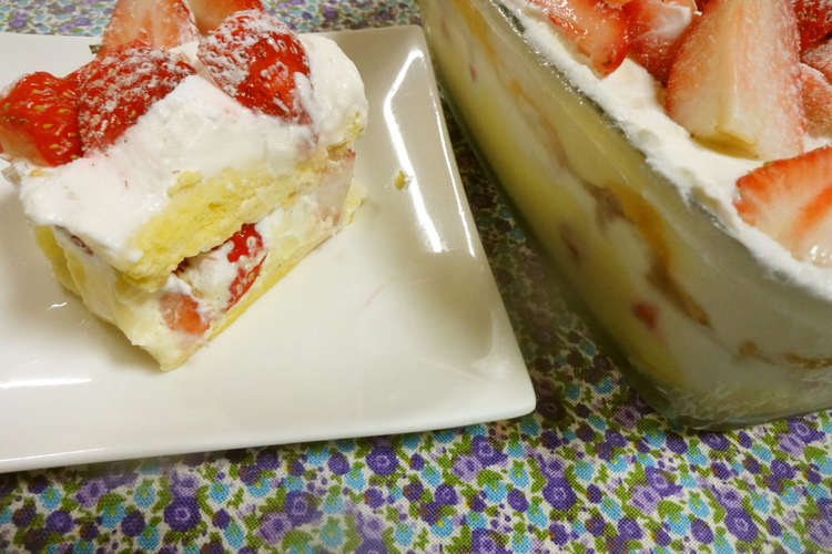 たっぷり苺のボックスケーキ レシピ 作り方 By Noriちゃん クックパッド 簡単おいしいみんなのレシピが355万品