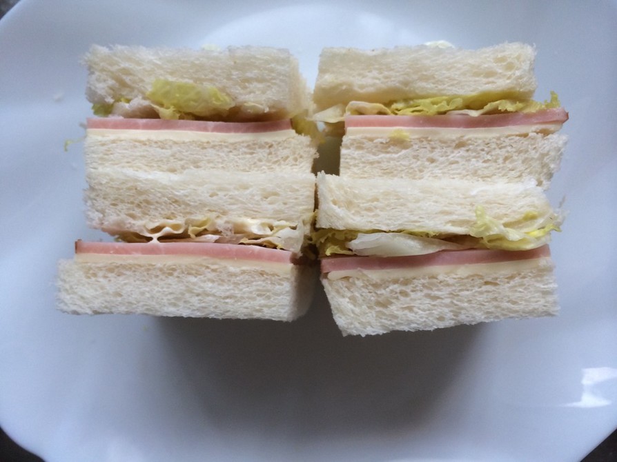 サンドイッチ♪（ハム・チーズ）の画像