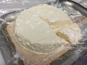 豆乳レアチーズケーキの画像