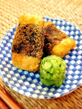 100円缶おつまみ〜豆腐サンドフライ