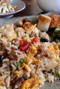 タイ米でパラパラ炒飯