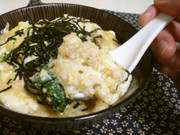 たらこ入りやさしい味の麻婆豆腐丼パート2の写真