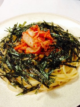 簡単❤納豆キムチスパゲティ