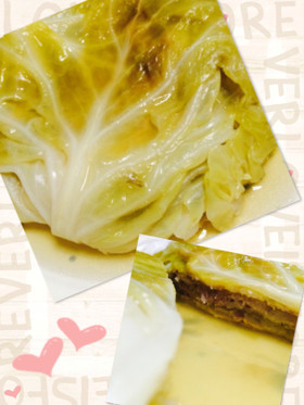 簡単!炊飯器でキャベツのミルフィーユ煮