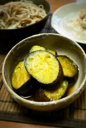 茄子の煮浸しカレー味♪