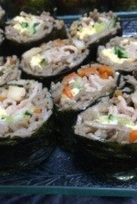 蕎麦海苔巻き寿司