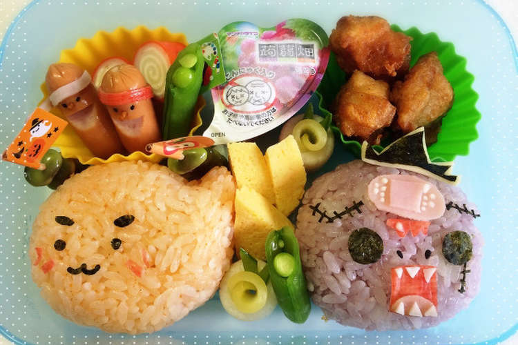 キャラ弁 オレカ ゾンビー君 モッチー レシピ 作り方 By ミィしゃん クックパッド 簡単おいしいみんなのレシピが356万品
