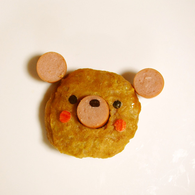 キャラ弁 おかず ハンバーグでクマさん レシピ 作り方 By つちかな クックパッド 簡単おいしいみんなのレシピが354万品