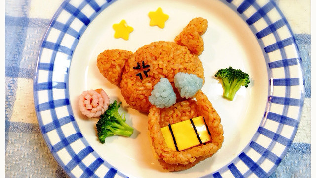 チキンライスでジバニャンの後姿 レシピ 作り方 By Co クックパッド 簡単おいしいみんなのレシピが355万品