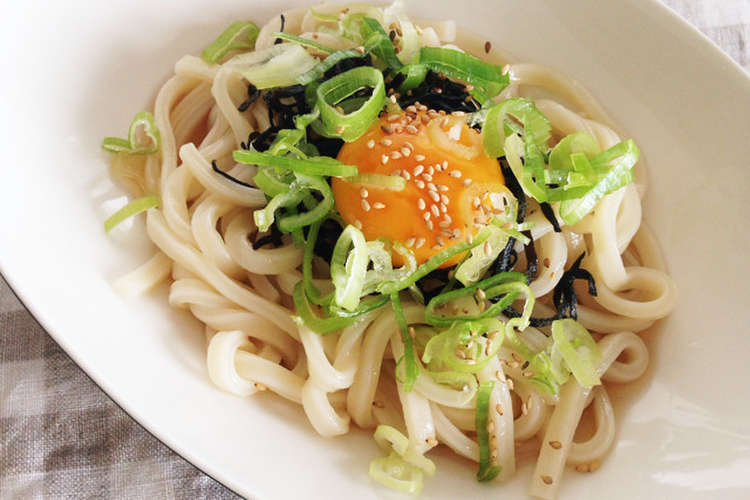 冷たい釜玉うどん レシピ 作り方 By しゅたママあこ クックパッド 簡単おいしいみんなのレシピが353万品