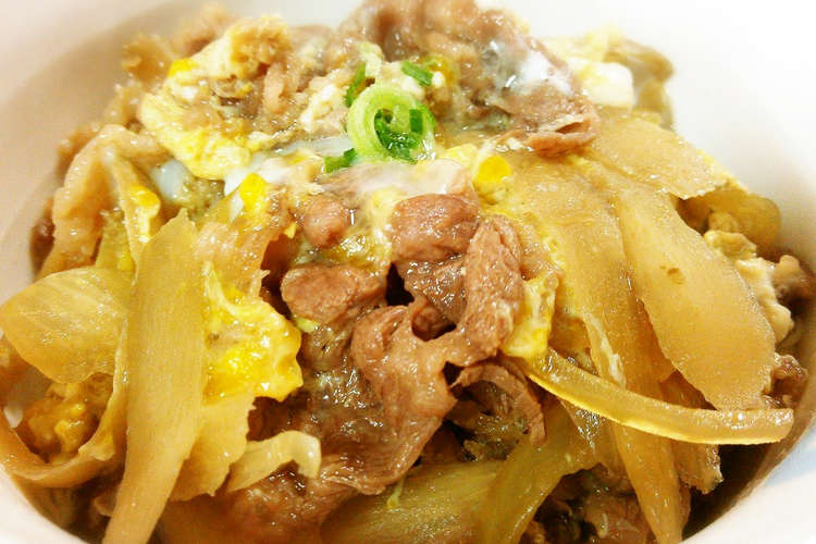 こだわりさんちの牛すき丼 レシピ 作り方 By ブルーエリザベス クックパッド