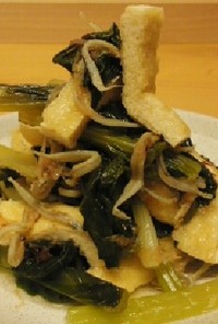 京のおばんざい　小松菜の煮びたし山椒風味