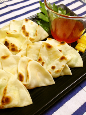 アレンジ餃子 玉子サラダ