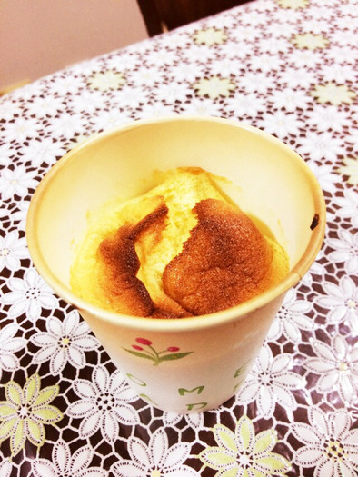 ノンオイル！マンゴーの米粉シフォンケーキの写真