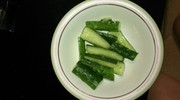 胡瓜のウマダレ和えの写真