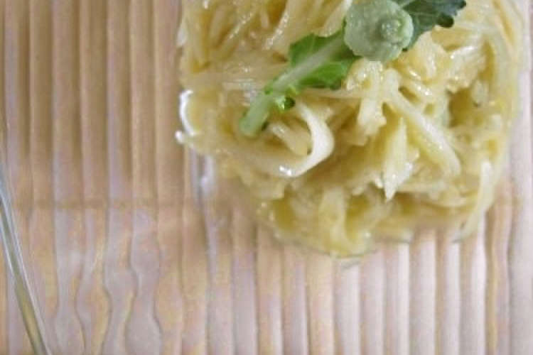 生ブロ茎のわさび醤油オリーブオイル和え レシピ 作り方 By ルロワ モワ クックパッド
