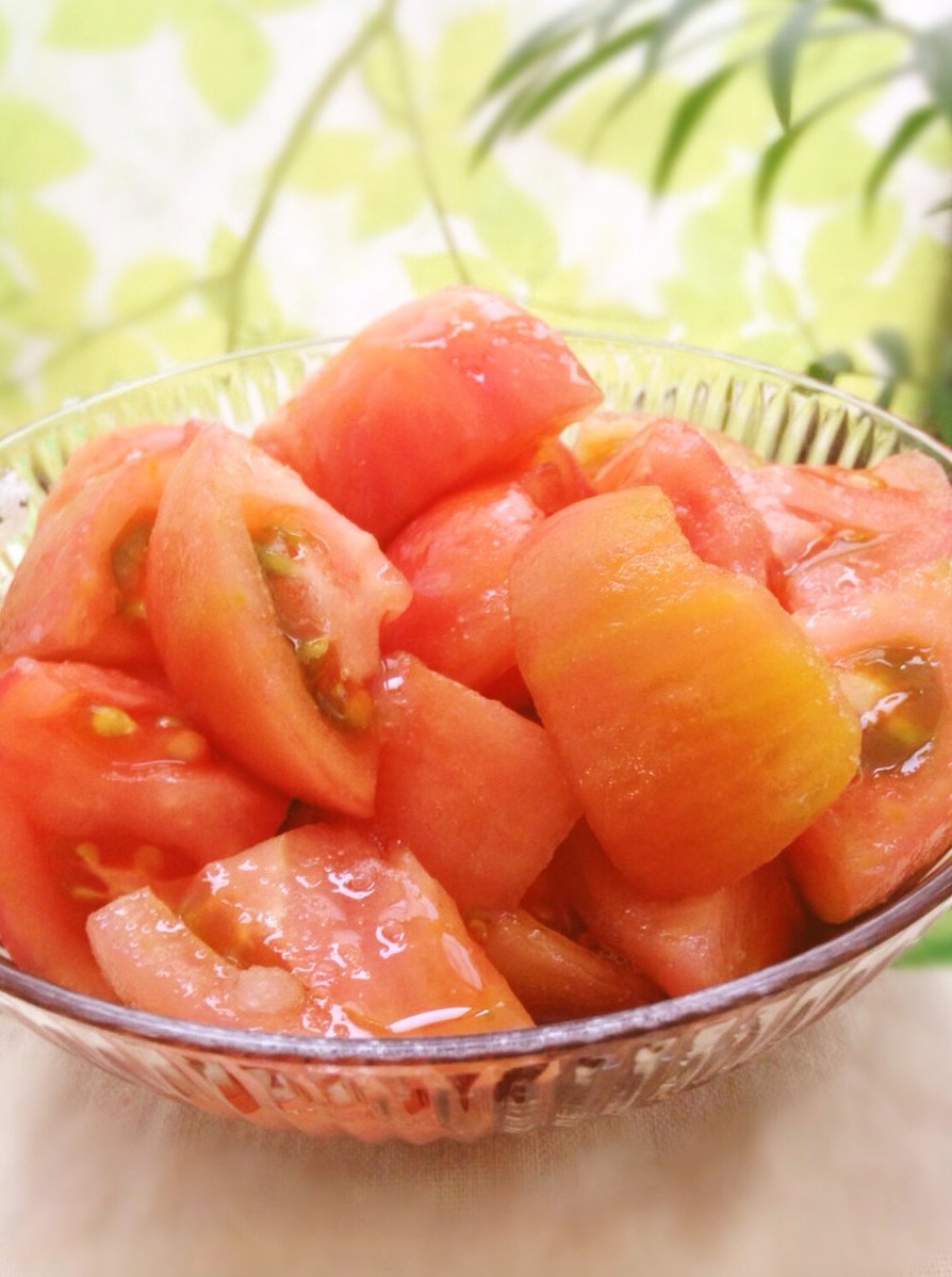 トマトの砂糖ポン酢の画像