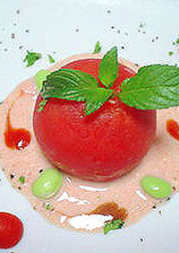 簡単おもてなし料理☆ビックリトマトサラダ