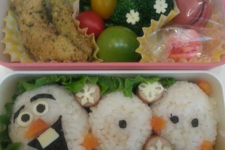 簡単 オラフのキャラ弁 アナと雪の女王 レシピ 作り方 By Putitan2 クックパッド 簡単おいしいみんなのレシピが349万品